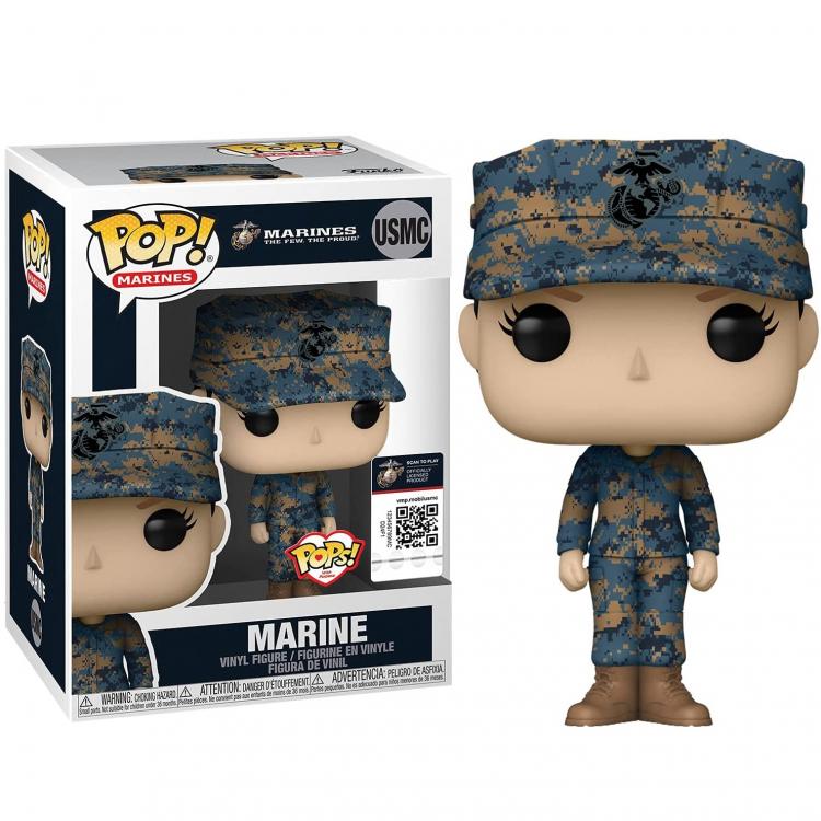 Funko Pop Marines (Usmc) Marine Female 1 Camouflage Esercito Marina Vinyl Figure