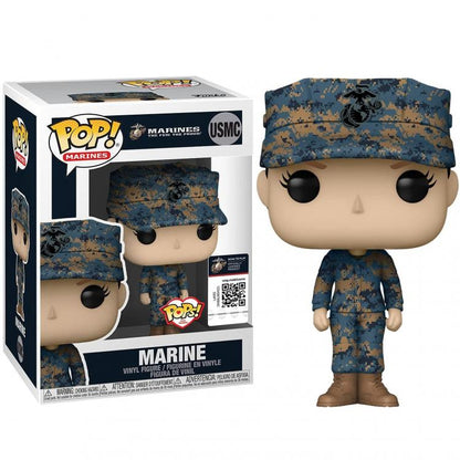 Funko Pop Marines (Usmc) Marine Female 1 Camouflage Esercito Marina Vinyl Figure