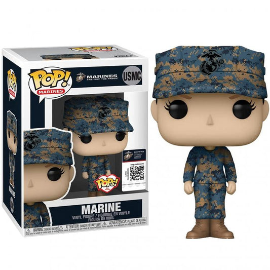 Funko Pop Marines (Usmc) Marine Female 1 Camouflage Esercito Marina Vinyl Figure
