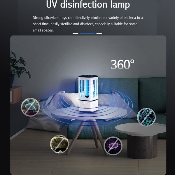 Lampada Germicida Sanificazione Sterilizzatrice Raggi Uv Batteri Portatile Auto
