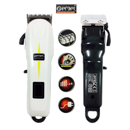 Geemy Gm-6008 Rasoio Tagliacapelli Ricaricabile Elettrico Regola Barba Display