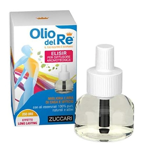 Zuccari Olio Del Re 9 Elisir Ricarica Per Diffusore Aromotecnica 25Ml Ambiente Purificatore Aria