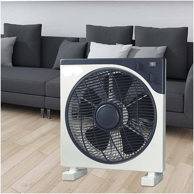 Jordan Ventilatore Da Pavimento Terra Con Pale Timer 45W 38Cm 3 Velocità Box Fan