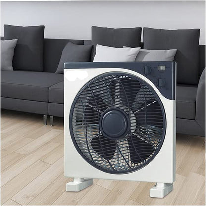 Jordan Ventilatore Da Pavimento Terra Con Pale Timer 45W 38Cm 3 Velocità Box Fan