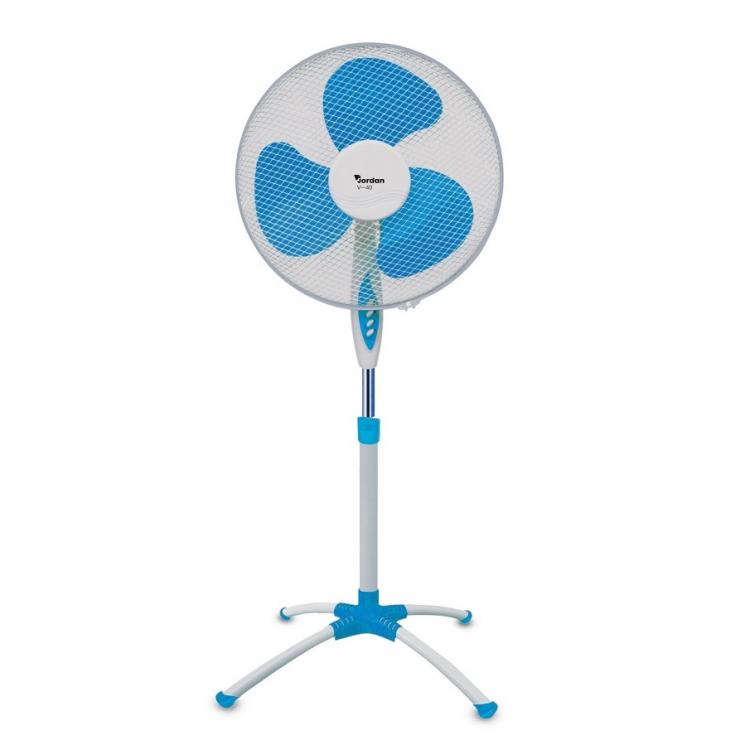 Jordan Ventilatore A Piantana Colonna Da Terra 45W Ø 40Cm 3 Velocita Regolabile