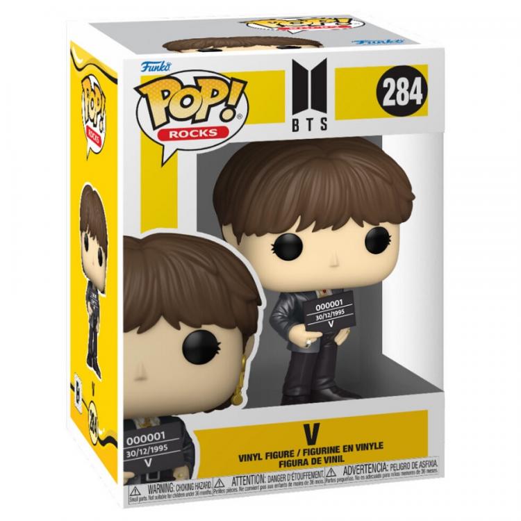 Funko Pop ! Rocks Bts Series 3 - V (284) Vinyl Figure Boy Band Da Collezione