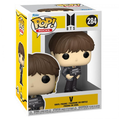 Funko Pop ! Rocks Bts Series 3 - V (284) Vinyl Figure Boy Band Da Collezione