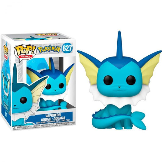 Funko Pop ! Games Pokemon - Vaporeon (627) Aquali Aquana Acqua Vinyl Figure