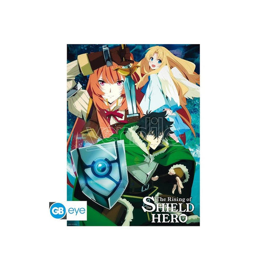 Abystyle (THE SHIELD HERO) Set 2 Chibi Poster: "Group & Duo" (52x38) Gb Eye