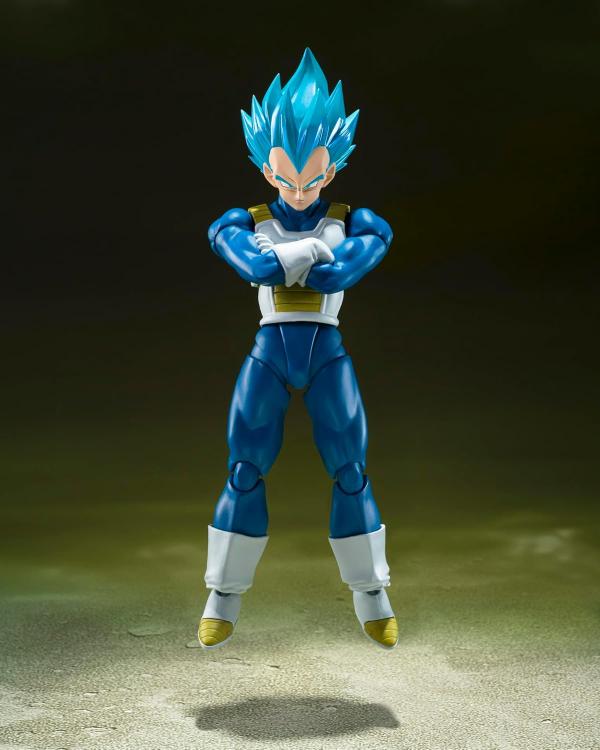 Bandai Sh Figuarts : Dragon Ball Super (Super Saiyan God Vegeta) Figure Pvc 15cm