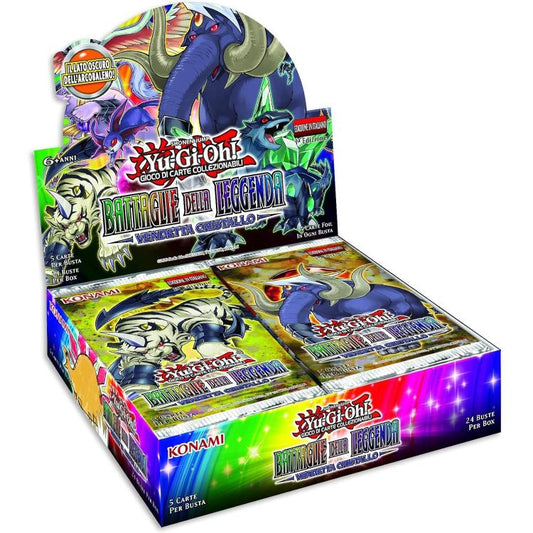 Yu-Gi-Oh! - Battaglie Della Leggenda Vendetta Cristallo Display 24 Buste Ita Tcg