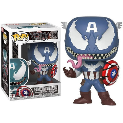 Funko Pop Marvel Venom - Venomized Captain America (364) Vinyl Figure Film Movie