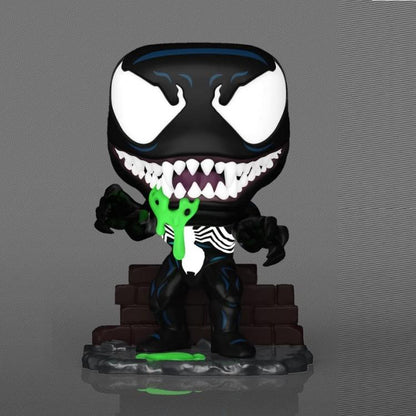 Funko Pop ! Comic Cover Marvel - Venom (10) G.I.T.D Vinyl Figure Da Collezione