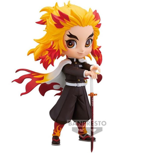 BANPRESTO Q POSKET DEMON SLAYER - KYOJURO RENGOKU VERSIONE A FIGURE FUOCO