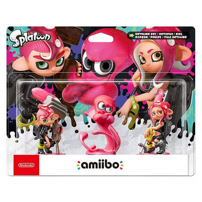AMIIBO SPLATOON 2 OCTOLING PACK (3 IN 1) NINTENDO SWITCH LIMITED EDITION OCTOPUS