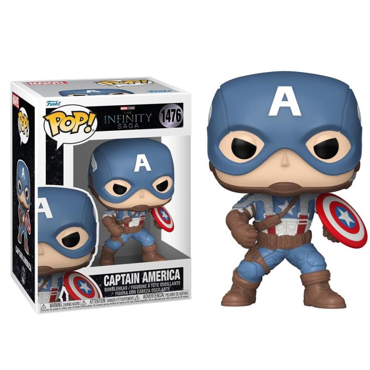 Funko Pop Marvel - The Infinity Saga (1476) - Captain America Vinyl Figure 9Cm