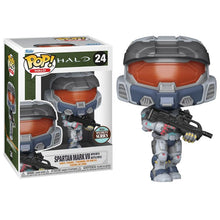 Funko Pop ! Games Halo - (24) Mark Vii With Weapon Specialty Series Figure 9Cm