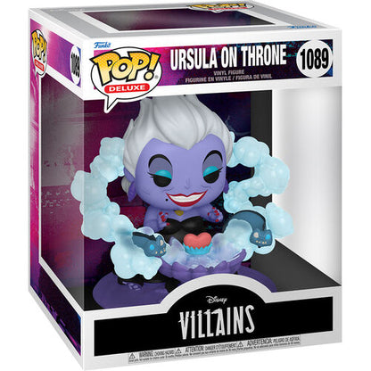 Funko Pop ! Disney Villains - Ursula On Throne (1089) Vinyl Figure 15 Cm Mermaid