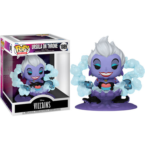 Funko Pop ! Disney Villains - Ursula On Throne (1089) Vinyl Figure 15 Cm Mermaid