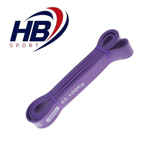 BANDA ELASTICA FASCE FORZA BANDE ELASTICHE RESISTENZA ALLENAMENTO FITNESS | 45KG