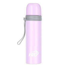 Hb Thermos Acciaio Inox 500Ml Bottiglia Termica (12/24H) Tappo A Scatto | Viola