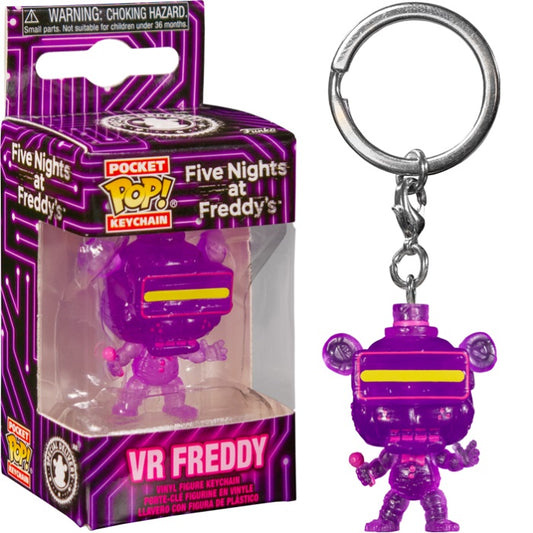 Funko Pop ! Portachiavi Five Nights At Freddy'S S7 - Vr Freddy Violet Keychain