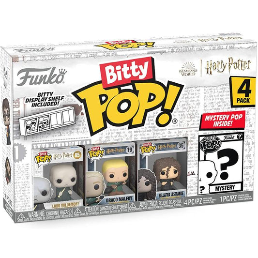 Funko Bitty Pop ! Harry Potter - Lord Voldemort/Draco Malfoy/Bellatrix Lestrange