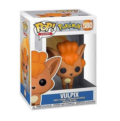 Funko Pop ! Games Pokemon - Vulpix (580) Volpe Vinyl 9Cm Figure Da Collezione