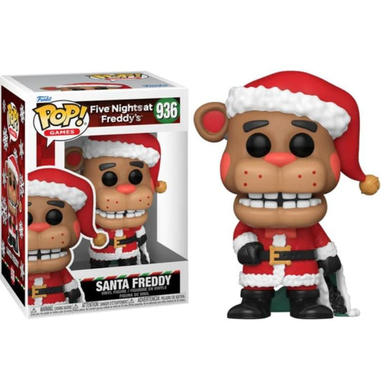 Funko Pop ! Games - Five Nights At Freddy'S (936) Santa Freddy Statua Figure 9Cm