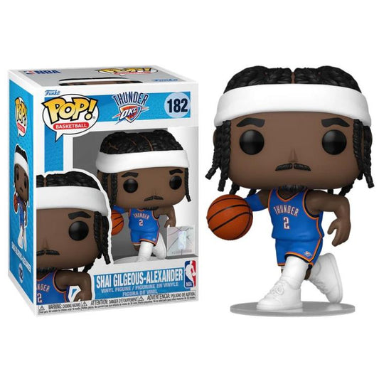 Funko Pop ! Basket Nba Oklahoma City Thunder - (182) Shai Gilgeous Alexander 9Cm