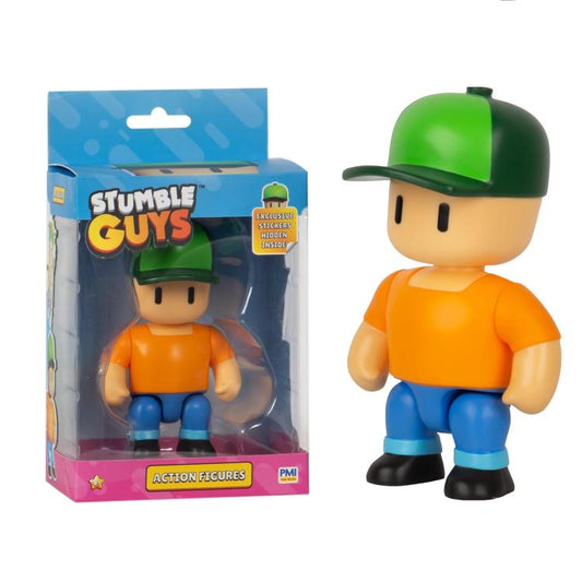 Stumble Guys Action Figure Pmi Mr.Stumble Con Adesivi Esclusivi Nascosti