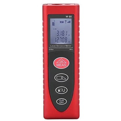 Metro Laser Max 80M Misuratore Distanza Digitale Professionale Con Display Lcd