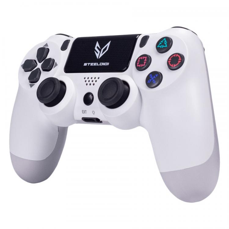 Steeldigi Controller Wireless Per Ps4 Pad Senza Fili Playstation 4 White Bianco