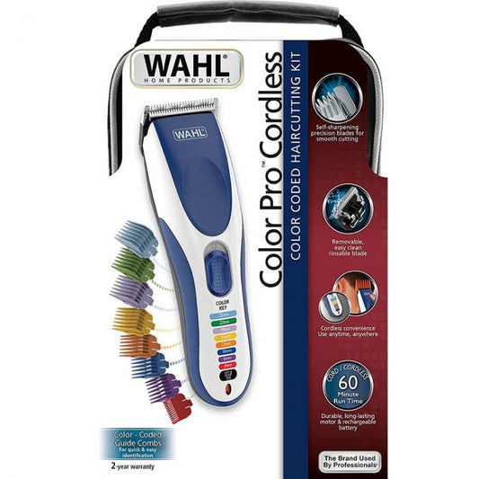 Wahl Tagliacapelli E Barba + Kit Accessori Color Cordless Rasoio Ricaricabile