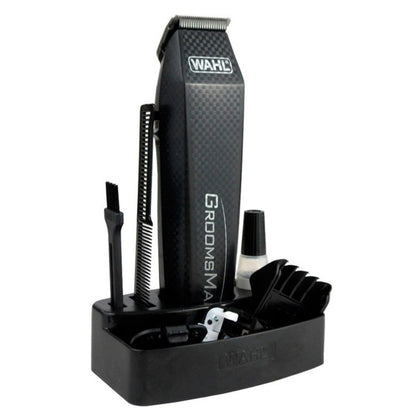 Wahl Regola Barba + Kit Accessori Groomsman All-In-One Rasoio Cordless Nero 5537