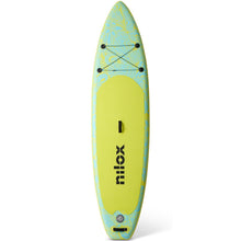 Nilox WAI SUP BOARD Tavola Gonfiabile per Stand Up Paddle in PVC, Completa di Accessori con Zaino, Pagaia, Pompa, Leash, 3 Pinne, 335 x 84 x 15 cm