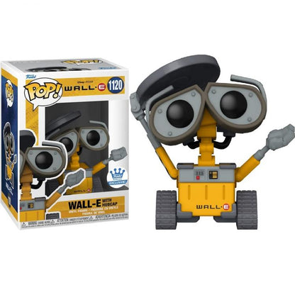 Funko Pop ! Disney Pixar Wall-E (1120) Wall-E With Hubcap Exclusive Vinyl Figure