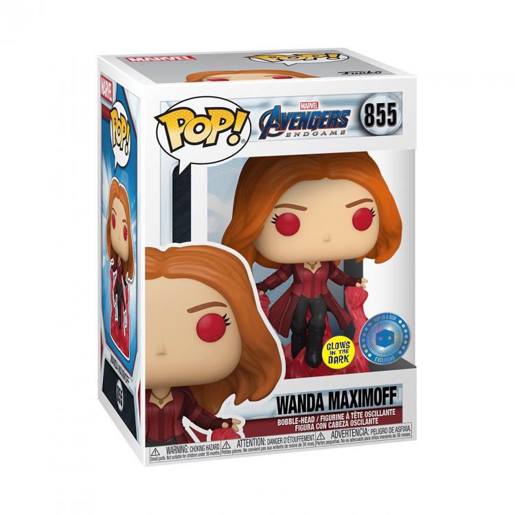 Funko Pop ! Marvel Avengers - Wanda Maximoff (855) G.I.T.D In Box Red Eyes