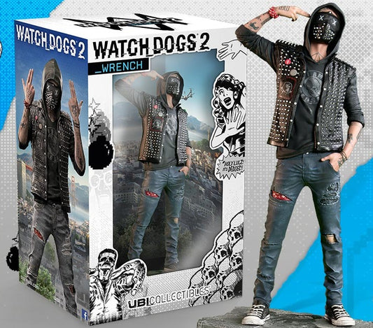 Watch Dogs 2 Wrench Statua Action Figura Da Collezione 24Cm Limited Edition Ps4