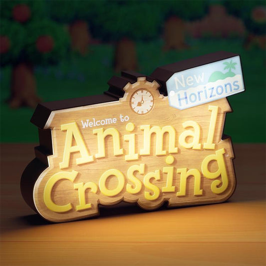 Paladone Lampada Animal Crossing Logo Light Led Luce Illuminazione Tavolo Parete