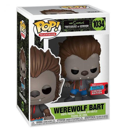Funko Pop ! Television The Simpsons - Werewolf Bart (1034) Limited Edition 2020