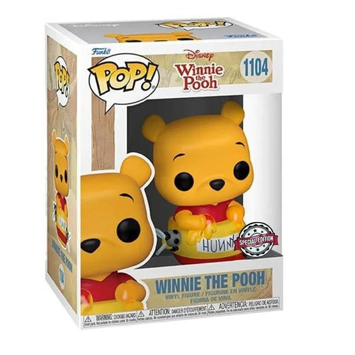Funko Pop ! Disney Winnie The Pooh - (1104) - Winnie The Pooh W / Miele Special