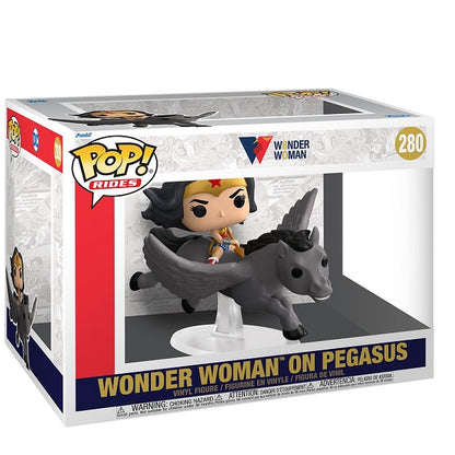Funko Pop Rides Wonder Woman 80Th 280 Wonder Woman On Pegasus Vinyl Oversize