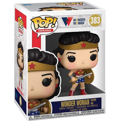 Funko Pop Heroes Dc Wonder Woman 80Th 383 Wonder Woman Golden Age Figure Vinyl