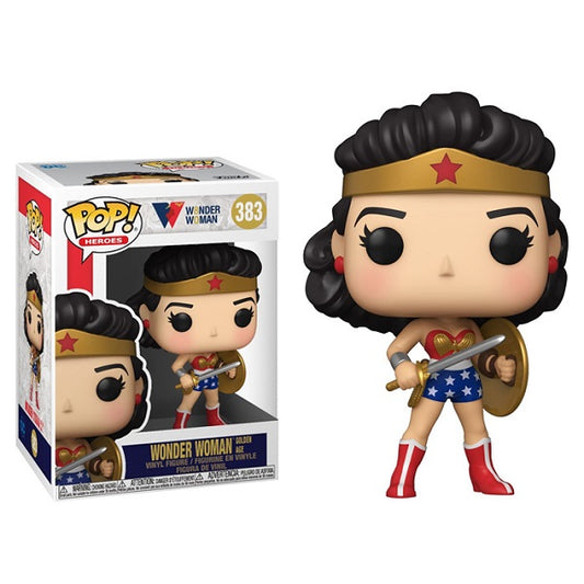 Funko Pop Heroes Dc Wonder Woman 80Th 383 Wonder Woman Golden Age Figure Vinyl