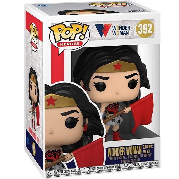 Funko Pop Heroes Dc Wonder Woman 80Th 392 Wonder Woman Superman:Red Son Vinyl