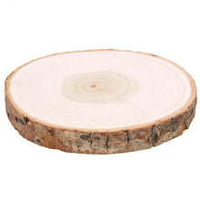 Base Legno Tronco Decorazione Da Tavolo Centrotavola Alzatina Shabby-Natale 26cm