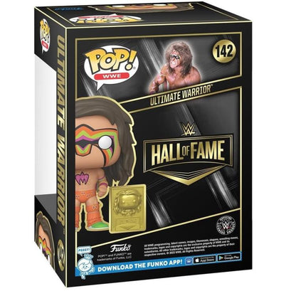 Funko Pop ! Wwe Hall Of Fame (142) Ultimate Warrior Special Edition Figure 9Cm