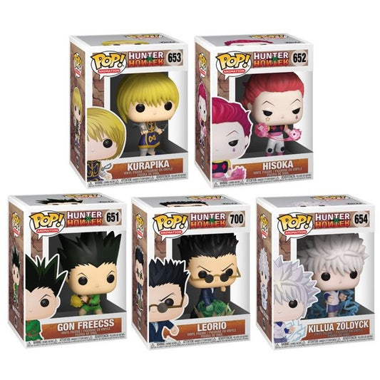 Funko Pop Hunter X Hunter Collezione Completa 651 - 652 - 653 - 654 - 700 Nuovi
