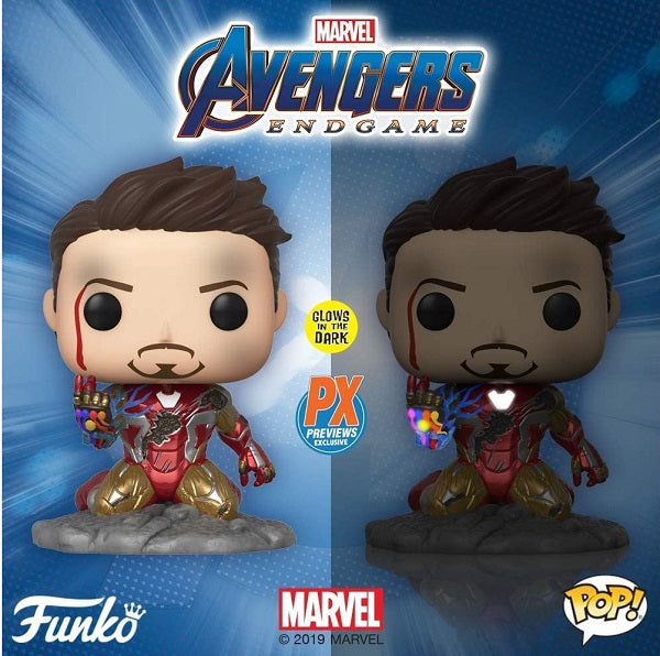 Funko Pop ! Marvel Avengers Endgame - (580) I Am Iron Man Special Edition Gitd